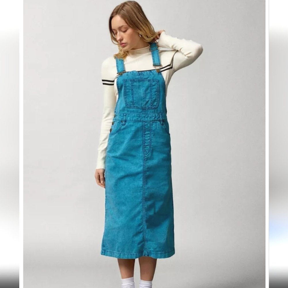 BDG Danni Maxi Skirtall Jean overall skirt NWT NEW S